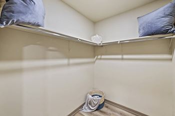 Spacious closets*